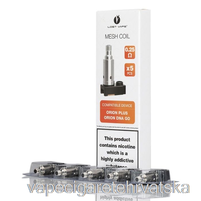 Vape Hrvatska Lost Vape Orion Plus Zamjenske Zavojnice 0.25ohm Mesh Occ Zavojnice